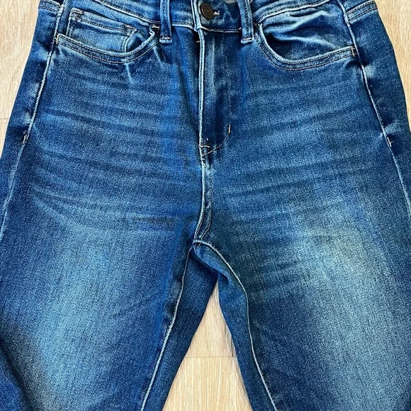 Vervet Blue Women's Flare Jeans - Stretch - Picture 2 of 7